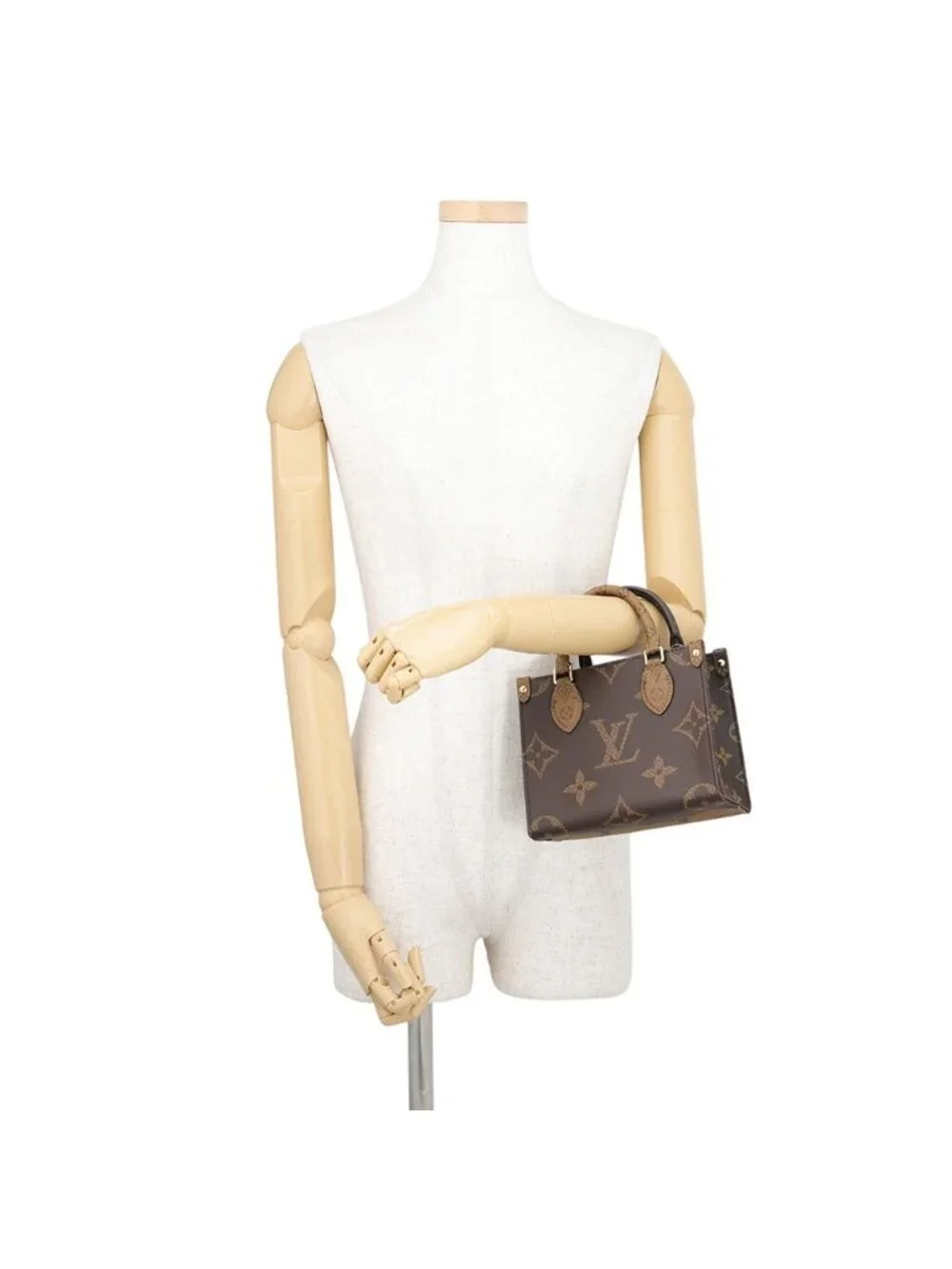 Louis Vuitton Monogram Reverse On The Go BB 2-Way Shoulder Bag